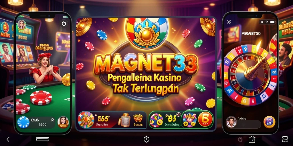 Tampilan menarik dalam permainan Kasino MAGNET33 yang menggugah selera.